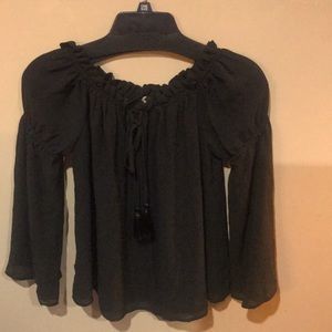 Micheal Kors Off The Shoulder Blouse